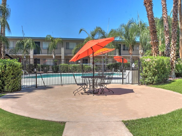 Community Picnic Table at Canyon Vista Apartments in Tucson, AZ